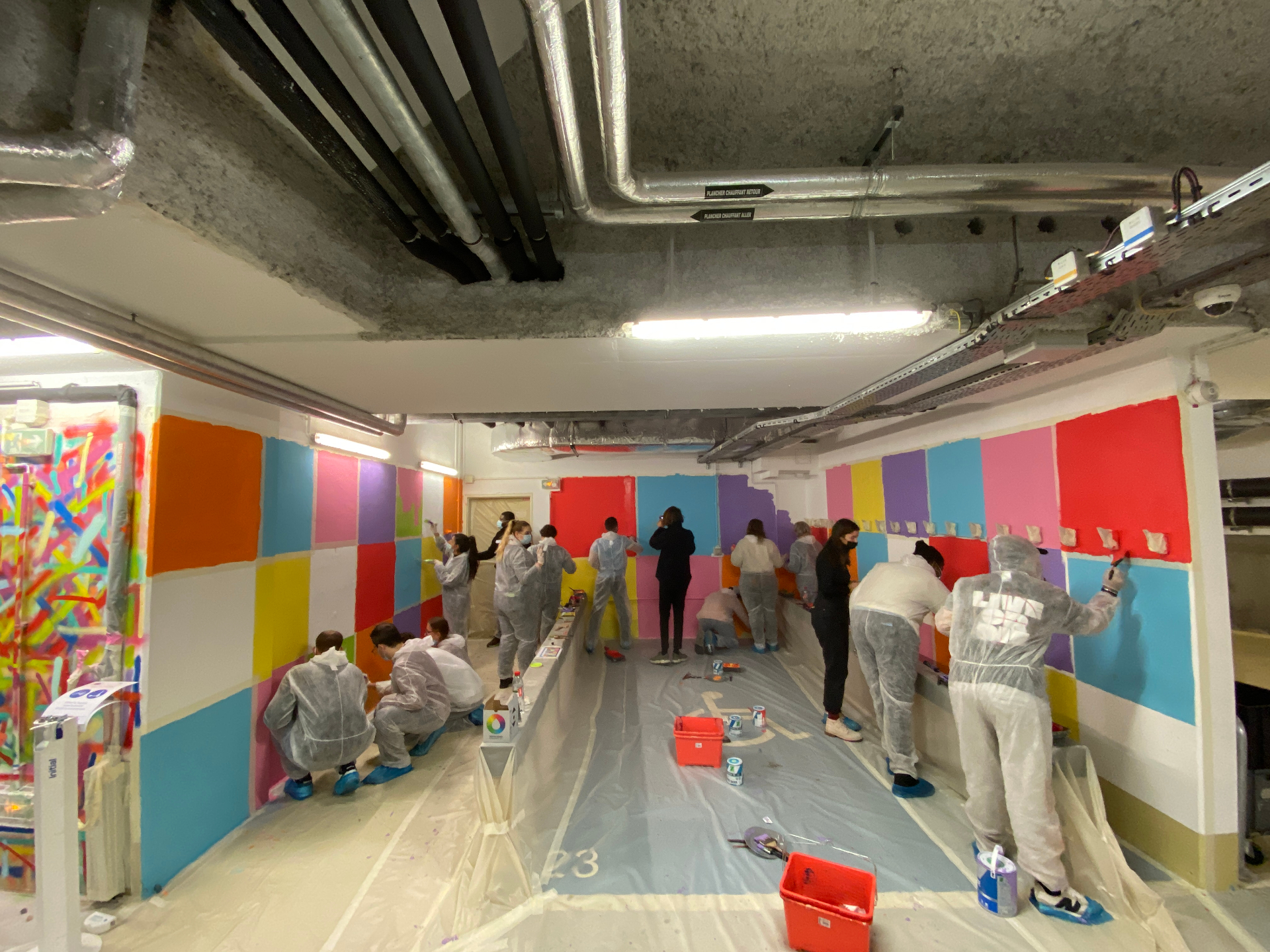 FRESQUES COLLABORATIVES POP GRAFFITI — TEAM-BUILDING / FRESQUE
