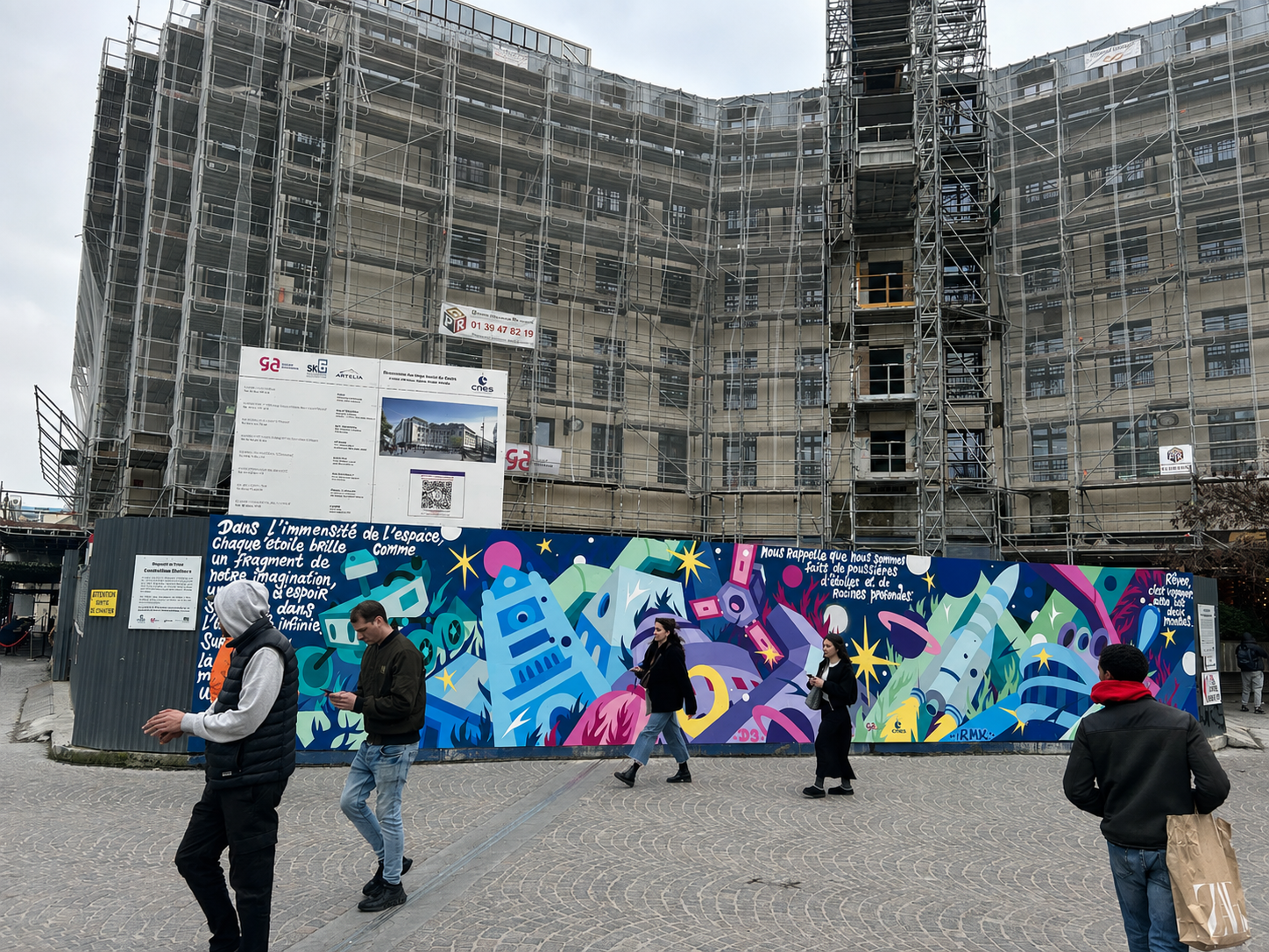 CONSTELLATION URBAINE — FRESQUE