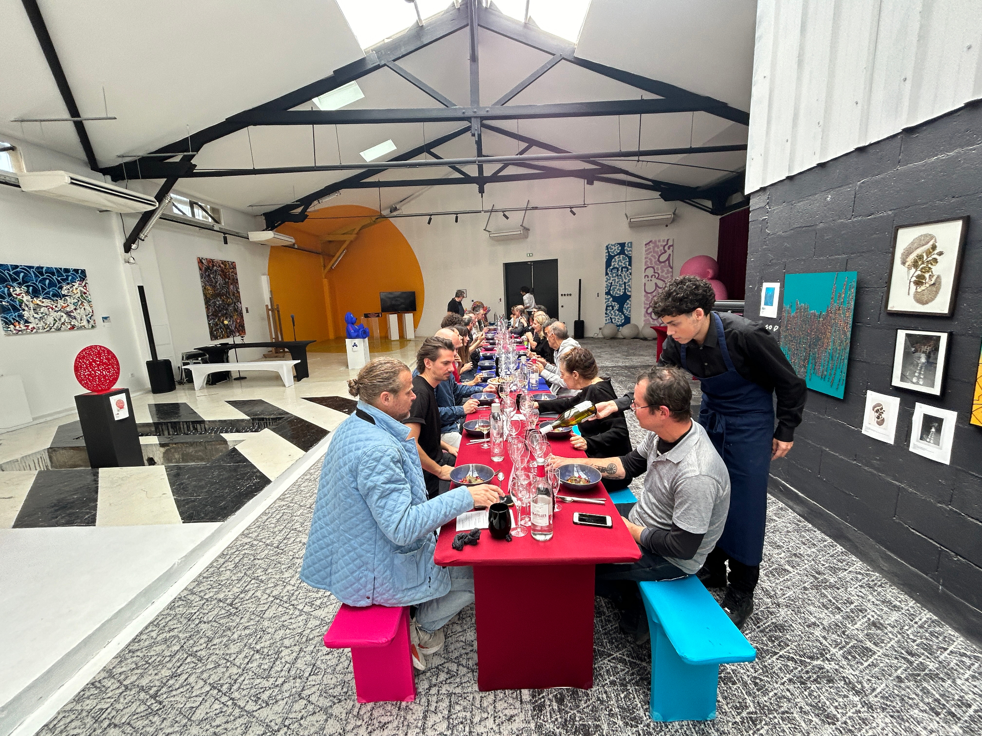 Vente aux enchères CAPS — dîner au cœur de l'exposition