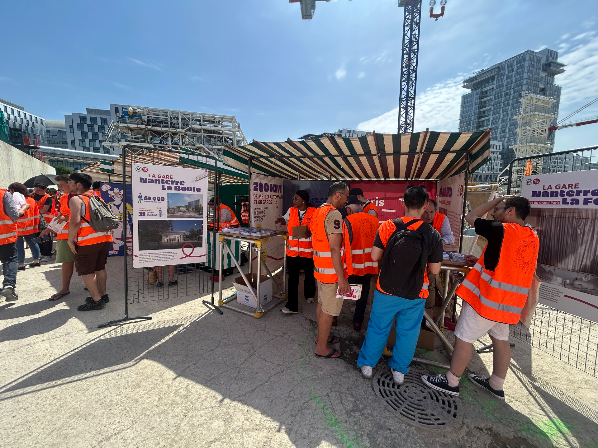 FABRIQUE DU MÉTRO — médiation hors les murs sur chantier