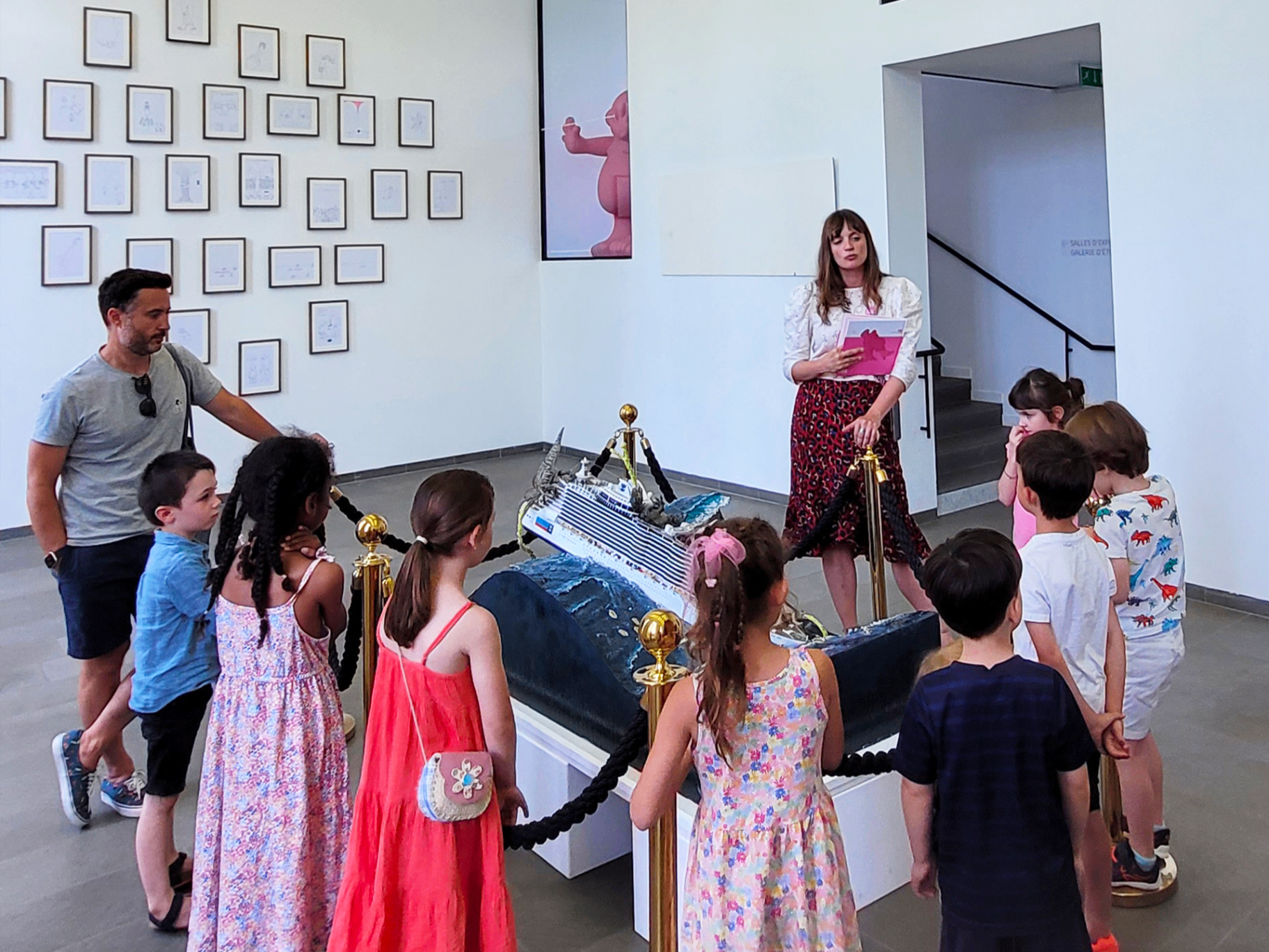Atelier de médiation jeune public autour des œuvres de Philippe Katerine
