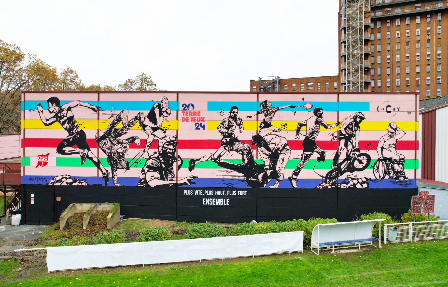 FRESQUE JEUX OLYMPIQUES — FRESQUE